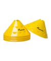 Cawila Markierungshauben MULTI | 10er Set | Durchmesser 30cm, Höhe 15cm | gelb