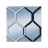Cawila Tornetz HEXA 7,50x2,50m | Tiefe 0,8x2,0m | Maschenweite 12cm | Stärke 4mm | weiß/schwarz