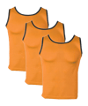 Cawila ACADEMY Trainingsleibchen 3er Set Orange | Kennzeichnungshemden | Fußball Leibchen