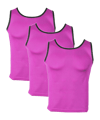 Cawila ACADEMY Trainingsleibchen 3er Set Pink | Kennzeichnungshemden | Fußball Leibchen