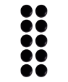 BFP TOP COACH round magnets | set of 10 | 10mm - black