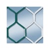 Cawila Tornetz HEXA 7,50x2,50m | Tiefe 0,8x2,0m | Maschenweite 12cm | Stärke 4mm | grün/weiß