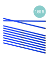 Cawila Trainingsstange L | 1,60m | Ø 25mm | Blau | Hürdenstangen (Slalomstangen)