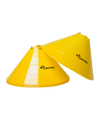 Cawila Markierungshauben L | 10er Set | Durchmesser 30cm, Höhe 15cm | gelb
