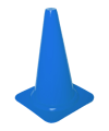 Cawila CORE Markierungskegel S | Training Pylone | 23cm | Blau