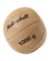 Cawila Leder Medizinball PRO 1,0 Kg Braun
