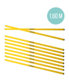 Cawila Trainingsstange L | 1,60m | Ø 25mm | Gelb | Hürdenstangen (Slalomstangen)