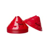 Cawila Markierungshauben MULTI | 10er Set | Durchmesser 30cm, Höhe 15cm | rot