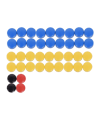 Cawila ACADEMY Magnet Set | 10mm | Gelb Blau - gelb