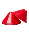 Cawila Markierungshauben L | 10er Set | Durchmesser 30cm, Höhe 15cm | rot