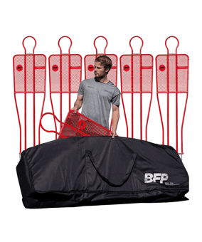 BFP Trainingsdummies 5er Set mit Tasche Rot