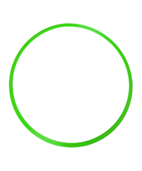 Cawila Koordinationsring | Trainingsringe Fußball | Durchmesser 70cm | Grün