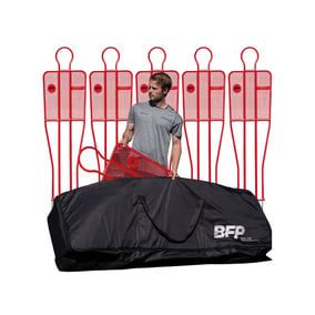 BFP Trainingsdummies 5er Set mit Tasche Rot