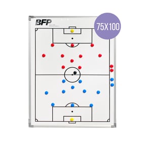 BFP Taktikboard 75x100 cm | Fußball Taktiktafel inkl. Tasche und Magnete