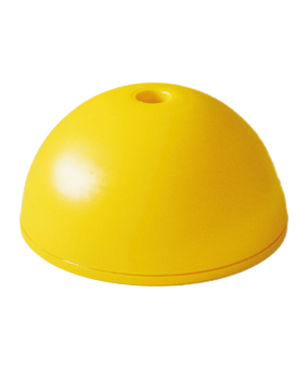 Cawila Hürdenfuss für Stangen mit d25mm Gelb
