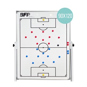 BFP Taktikboard 90x120 cm | Fußball Taktiktafel inkl. Tasche und Magnete