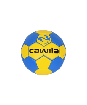 Cawila Coach Gewichtshandball 600g Blau Gelb