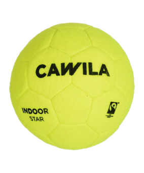 Cawila Indoor Star Fairtrade Trainingsball Gr. 4 Gelb