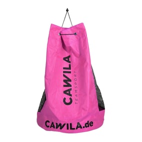 Cawila Ballsack 12 Fussbälle Pink