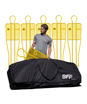 BFP Trainingsdummies 5er Set mit Tasche Gelb