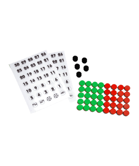 BFP Magnete-Set mit Rückennummern 30mm Rot Grün