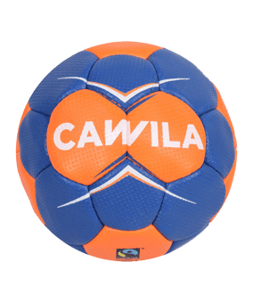 Cawila FAIRPLAY Fairtrade Handball Gr. 0 Blau Orange