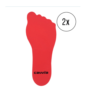 Cawila Marker-System Fuss 21cm 2er Set Rot