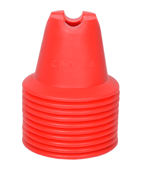 Cawila Mini-Pylone 10er Set Rot