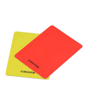 Cawila Schiedsrichter Strafkarten Set Rot Gelb