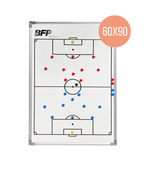 BFP Taktikboard 60x90cm | Fußball Taktiktafel inkl. Tasche und Magnete