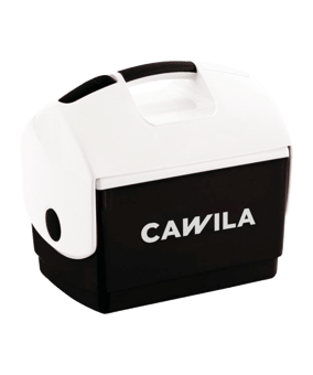 Cawila LIGA Eisbox SPORTSCARE 10 Liter | hochwertige Icebox | Kühlbox schwarz