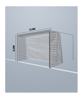 Cawila Handball-Fangnetz 3MM M100 3x2m Weiss