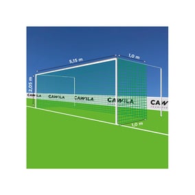 Cawila Tornetz 5,15x2,05m | Tiefe 1,0x1,0m | Maschenweite 12cm | Stärke 4mm | grün
