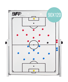 BFP Taktikboard 90x120 cm | Fußball Taktiktafel inkl. Tasche und Magnete