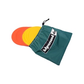gelb/orange 24er bfp Markierungsscheibenset Tasche Trainingsequipment Cawila 