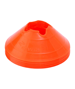Cawila Markierungshauben M | 10er Set | Durchmesser 20cm, Höhe 6cm | orange
