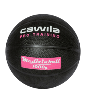Cawila Medizinball PRO Training 1,0 Kg Schwarz
