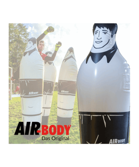 AIR-Body Trainingsdummie 186cm Weiss Schwarz