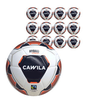 Cawila MISSION HYBRID X-LITE Fairtrade 290g Trainingsball 12x Gr. 4