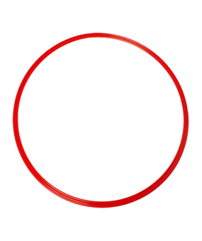 Cawila Koordinationsring | Trainingsringe Fußball | Durchmesser 50cm | Rot