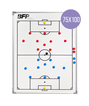 BFP Taktikboard 75x100 cm | Fußball Taktiktafel inkl. Tasche und Magnete