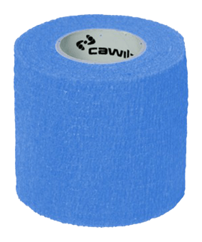 Cawila FLEX-TAPE 50 | kohäsive Bandage | 5,0cm x 5m | Stutzentape | Blau
