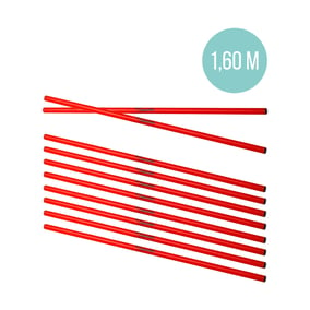 Cawila Trainingsstange L | 1,60m | Ø 25mm | Rot