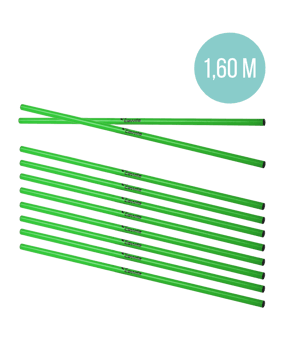 Cawila Trainingsstange L | 1,60m | Ø 25mm | Grün | Hürdenstangen (Slalomstangen)