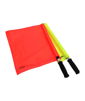 Cawila Schiedsrichterfahnen Set Rot und Gelb