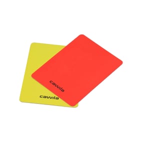Cawila Strafkarten Set Rot und Gelb