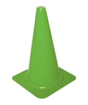 Cawila CORE Markierungskegel S | Training Pylone | 23cm | Grün