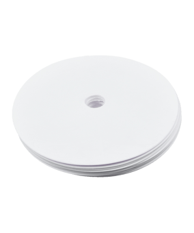 Cawila Gummi Markierungsscheiben 10er Set | rutschfeste Floormarker | 15cm | weiß