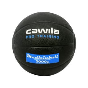 Cawila Medizinball PRO Training 2,0 Kg Schwarz