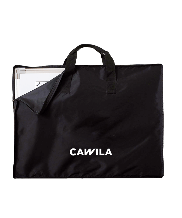 Cawila Taktiktafel Fussball inkl. Tasche| Size: 60 x 90 cm Weiss - weiss